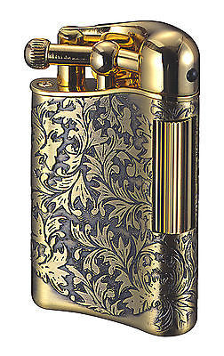 Sarome Flint Lighter for Pipe PSD12-11 / Antique brass arabesque