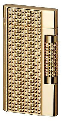 Sarome Flint Lighter SD7-10 Gold lattice diamond cut