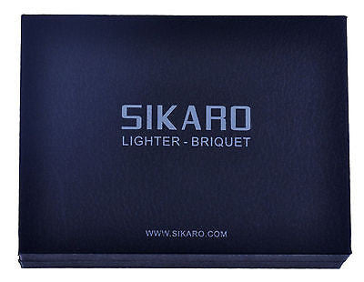 Sikaro Mechformers Twin Torch Lighter 06-05-201 Shiny White Nickel