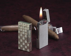 Sarome Flint Lighter SD6-20 Black nickel / Lattice