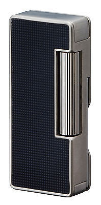Sarome Flint Pipe Lighter w/pipe tools PSD37-04 Black lattice alumite