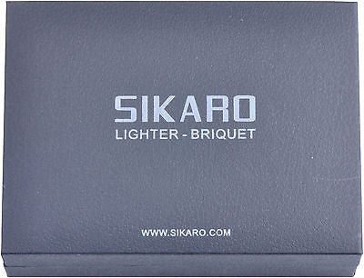 Sikaro Raptor Twin Torch Lighter 06-05-301 Shiny white nickel