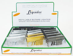 Legendex Gunner Torch Lighter 06-50-101 Silver satin
