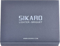 Sikaro Lancer Torch Lighter 06-01-202 Shiny Black Nickel / Shiny White Nickel