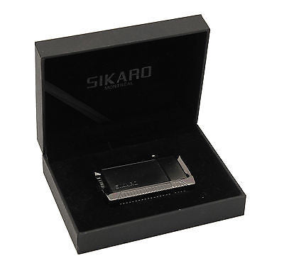 Sikaro Mechformers Twin Torch Lighter 06-05-202 Shiny black nickel / shiny white