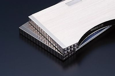 Sarome Business Card Case EXNA1-03 Silver hairline