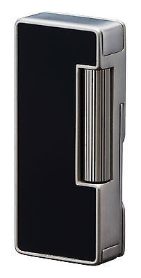 Sarome Flint Pipe Lighter w/pipe tools PSD37-02 Black Polished alumite