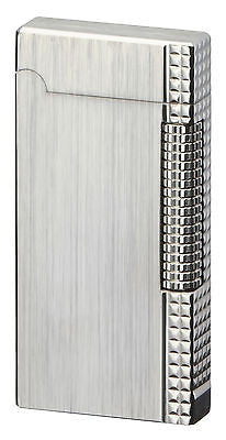 Sarome Flint Lighter SD6-14 Silver hairline / Lattice diamond cut