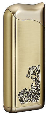 Sarome JB19-04 Turbo Windproof Lighter - Antique Brass Arabesque