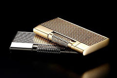 Sarome Flint Lighter SD7-10 Gold lattice diamond cut