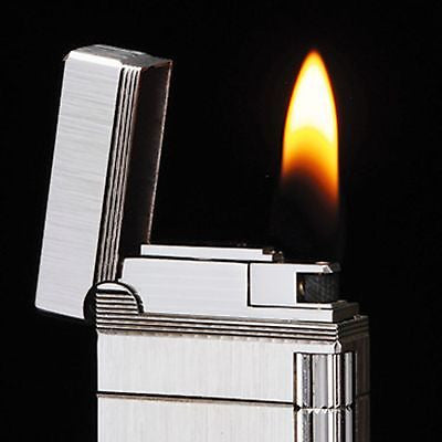 Sarome Flint Lighter SD6-15 Silver / Black epoxy resin