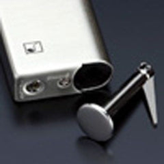 Sarome Piezo Pipe Lighter PSP-10 Silver 2-tone engine turn (Silver)