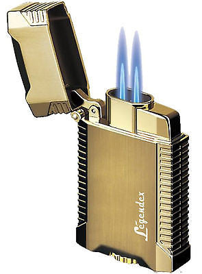 Legendex Picnicker Twin Torch Lighter Titanium satin 06-50-603