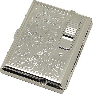Legendex Elegance Metal Cigarette / Mini Cigar Case Built-In Turbo Win –