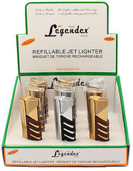 Legendex Explorer Torch Lighter 06-50-401 Silver brushed