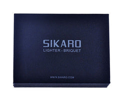 Sikaro Triumphal Arch Twin Torch Cigar Lighter Sky Blue Lacquer w/Cigar Punch 06-05-107