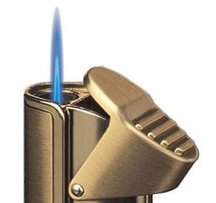 Sikaro Lightning Torch Lighter 06-01-301 Shiny White Nickel