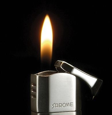 Sarome SK51-06 Piezo Electronic Lighter Navy Blue Marble Lacquer