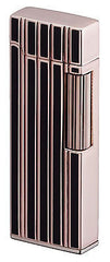 Sarome SD9-34 Flint Lighter Rose gold / Black line diamond cut