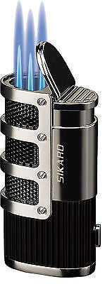 Sikaro Typhoon Triple Torch Lighter w/cigar punch 06-06-101