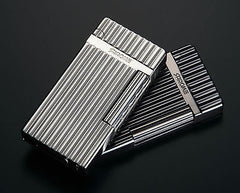 Sarome SD6A-03 Silver / Black carbon fiber Flint Lighter