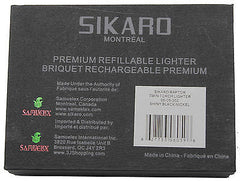 Sikaro Raptor Twin Torch Lighter 06-05-302 Shiny black nickel