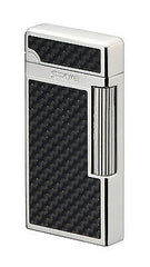 Sarome SD6A-03 Silver / Black carbon fiber Flint Lighter