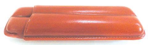 BigBen genuine leather cigar case 2 corona cognac 640.095.250