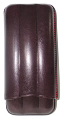 BigBen genuine leather cigar case 3 corona burgundy 640.095.330