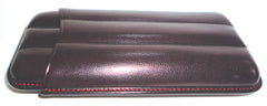 BigBen genuine leather cigar case 3 corona burgundy 640.095.330