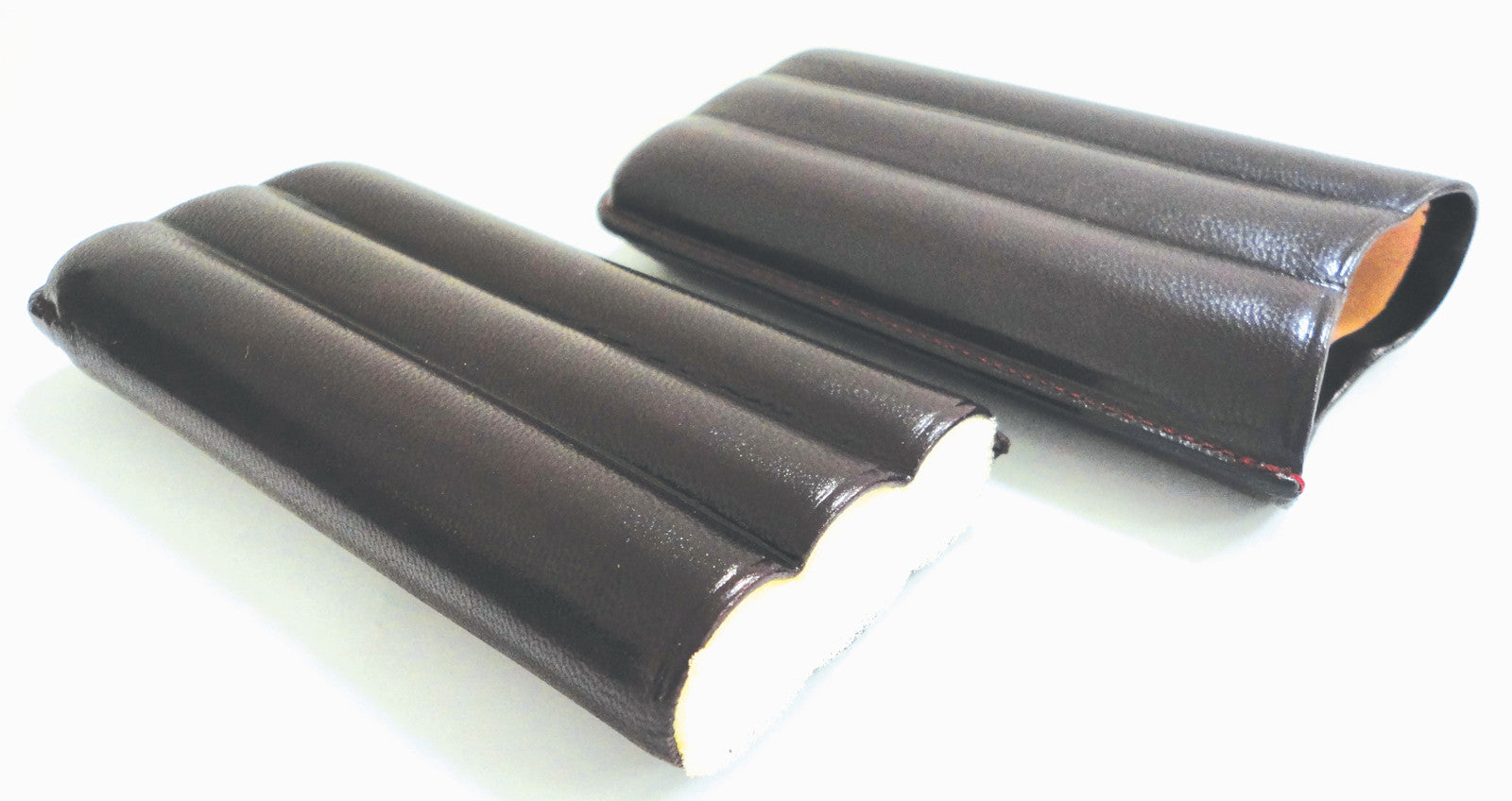 BigBen genuine leather cigar case 3 corona burgundy 640.095.330