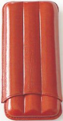 BigBen genuine leather cigar case 3 corona cognac 640.095.350