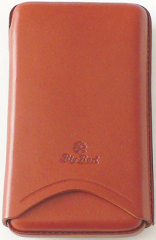 BigBen Genuine Leather Cigar Case 5 Senoritas 115 mm Saddle 651.124.500