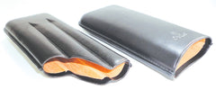 BigBen genuine leather cigar case 3 corona 150 mm bl-bl 656.450.310
