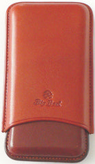 BigBen genuine leather cigar case 4 senoritas 115 mm tan-tob 656.454.455