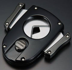 Sarome Metal Cigar Cutter EXCT2-08 Light Gun Metal Satin