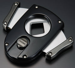 Sarome Metal Cigar Cutter EXCT2-08 Light Gun Metal Satin