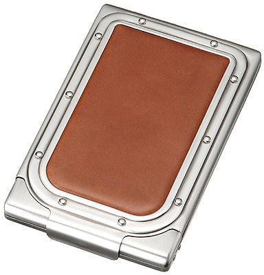 Sarome genuine leather cigarette case EXCC1-02 SKS10