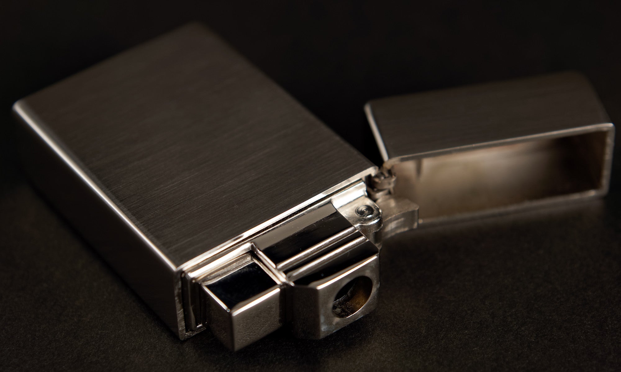 Sarome Mini Triple Torch  Cigar Cigarette Lighter BM15B-01 Light gray hairline