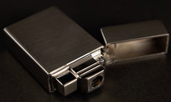 Sarome Mini Triple Torch  Cigar Cigarette Lighter BM15B-02 Light gray /Diamond cut