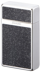 Sarome Mini Triple Torch  Cigar Cigarette Lighter BM15B-03 Silver/Diamond cut/ Black epoxy resin glitter