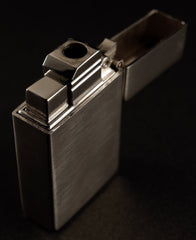 Sarome Mini Triple Torch  Cigar Cigarette Lighter BM15B-04 Light gray/Dimple/ Carbon fiber