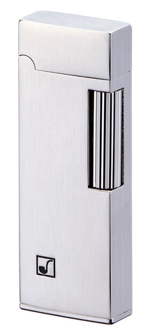 Sarome Flint Lighter for Pipe PSD9-14 Silver satin / Vertical line