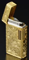 Sarome Flint Cigarette Lighter SD1-54 Gun metal / Random cross hairline / Shiny cut