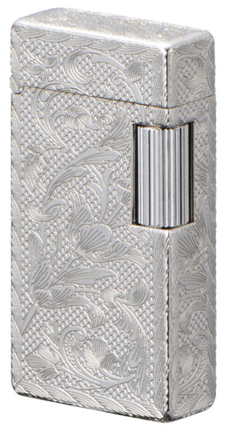 Sarome Flint Cigarette Lighter Sterling Silver / 5-side arabesque SD1-55