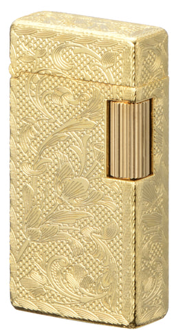 Sarome Flint Cigarette Lighter Gold 0.2μ / 5-side arabesque SD1-56