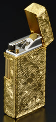 Sarome Flint Cigarette Lighter Gold 0.2μ / 5-side arabesque SD1-56