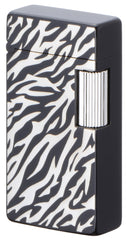 Sarome Flint Cigarette Lighter SD1-58 Black zebra pattern