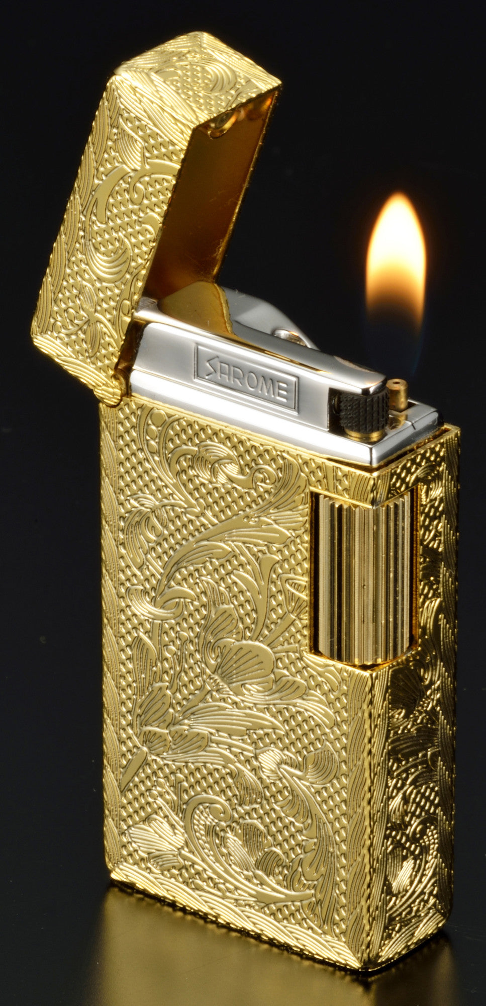 Sarome Flint Cigarette Lighter SD1-59 Black titanium
