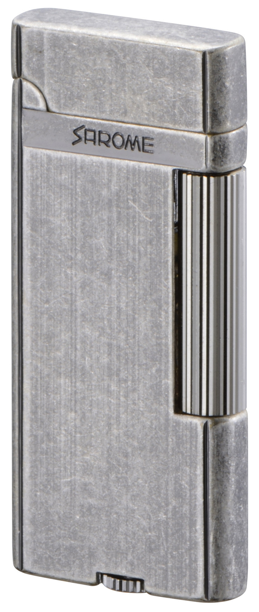 Sarome Flint Cigarette Lighter SD43-03 Silver barrel finish